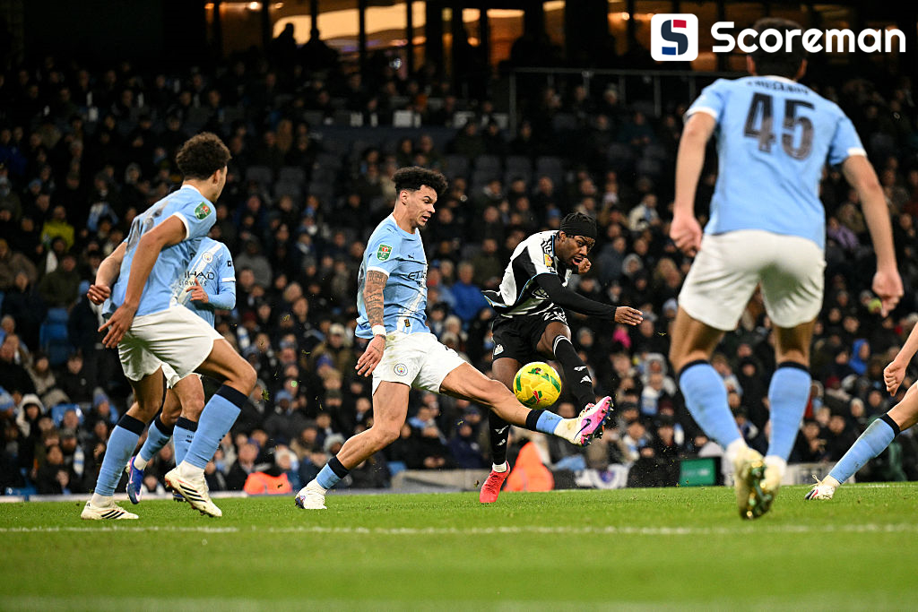 맨시티, 뉴캐슬 꺾고 EFL컵 결승행…아스널과 우승 다툼